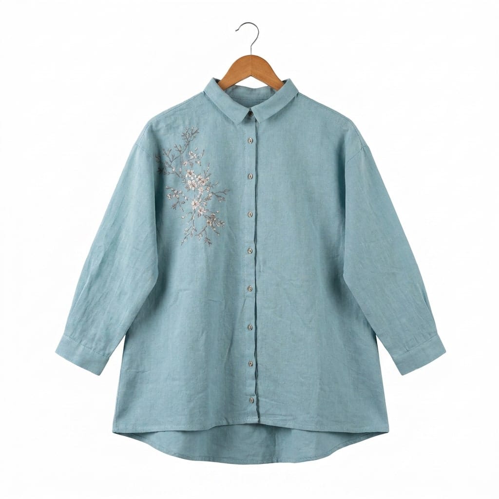 Sakura Sky Cotton Shirt